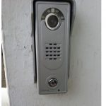 Door entry system using a video intercom installed by Kent Electrical & Fire