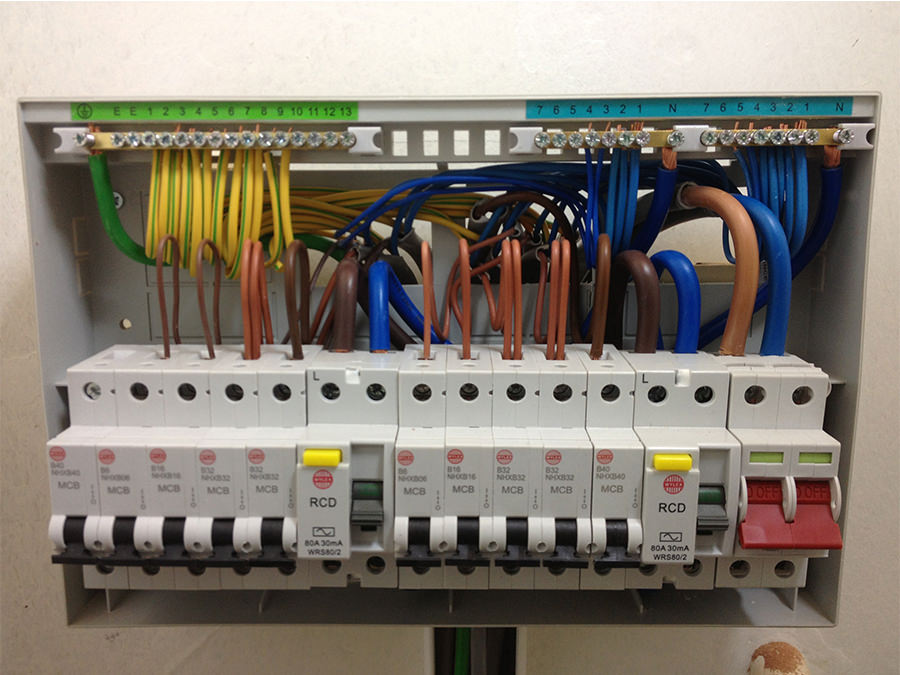 New Consumer Unit installation by our electricians in Kent